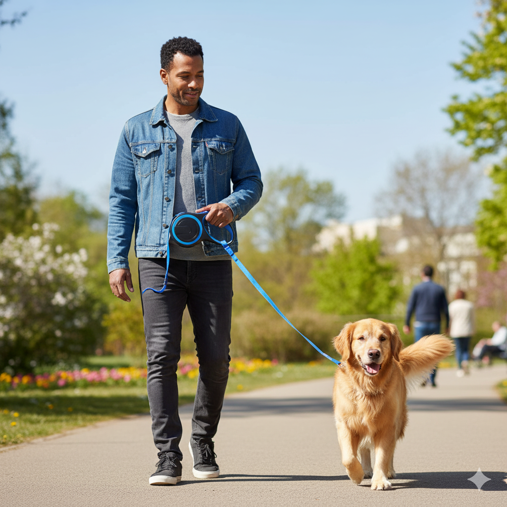 Automatic Telescopic Traction Rope Pet Products Traction Rope